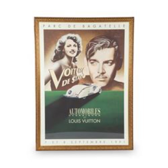 Louis Vuitton ORIGINAL XL Lithograph Print LV Vintage Marketing SIGNED ~RAZZIA - Picture 7 of 7